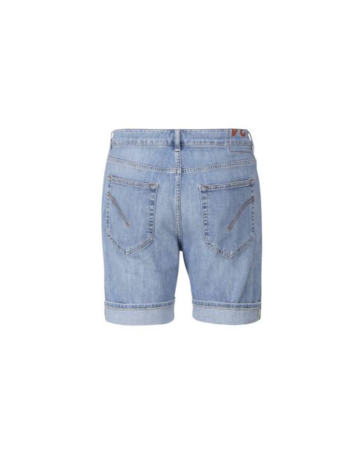 Dondup Blue Denim Shorts for men
