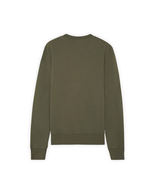 Maison Kitsuné Green Chillax Patch Regular Sweatshirt for men