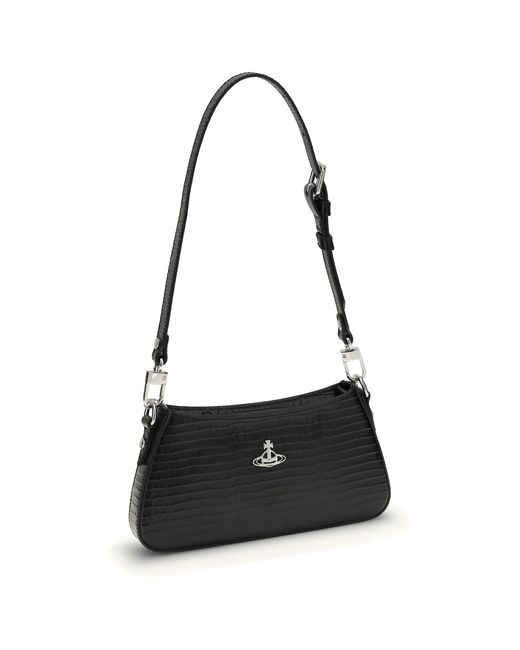 Vivienne Westwood Black Tasha Shoulder Bag