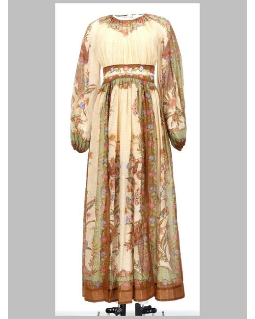 Zimmermann Natural Maxi Dress Indra Cotton