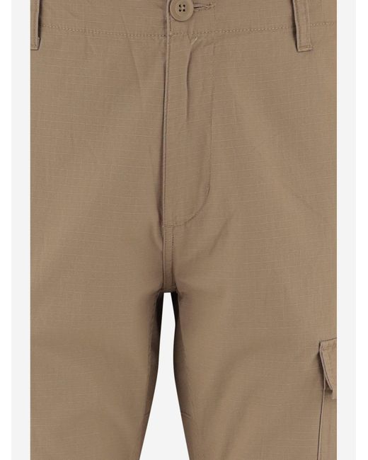 Carhartt Natural Cargo Trousers Cotton for men