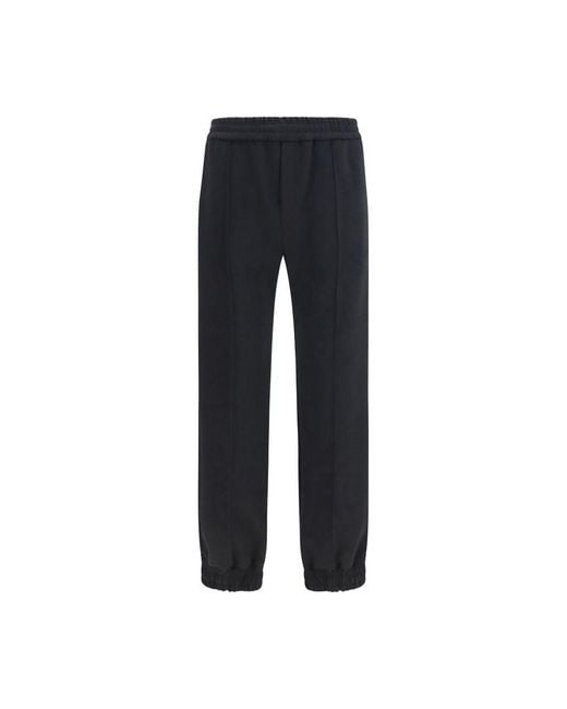 Valentino Blue Cotton Joggers (Workout Pants) for men