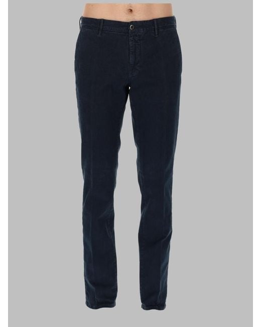 Incotex Blue Jeans Cotton Denim Elastane Trousers for men