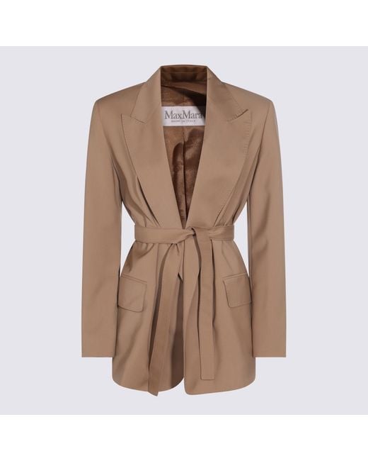 Max Mara Brown Jackets