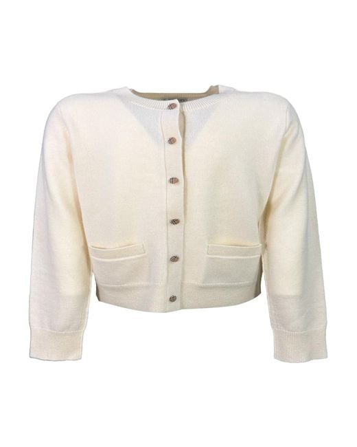Burberry White Sweaters 90Wo 10Ws