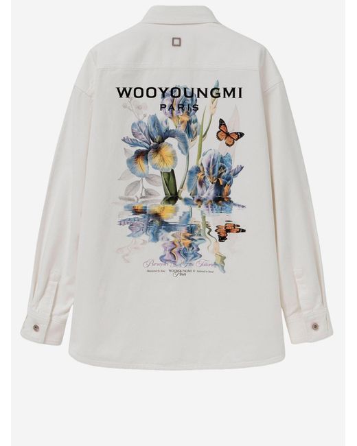 Wooyoungmi White Cotton Shirt for men