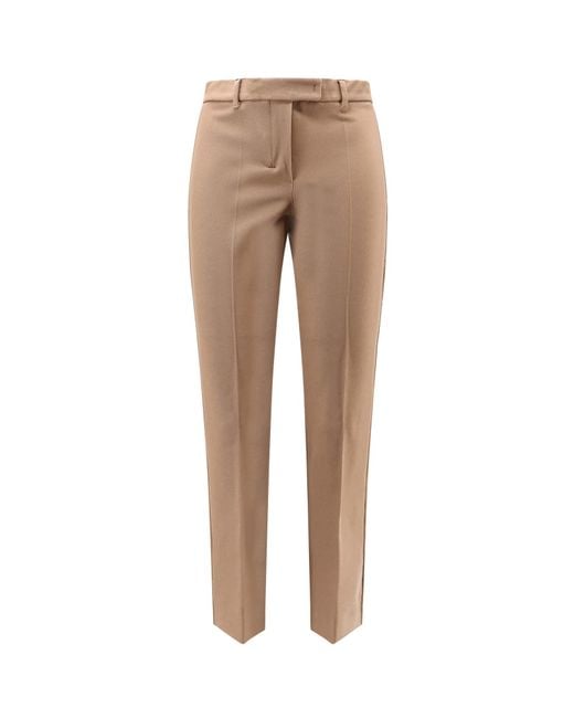 Max Mara Natural Umanita Cotton Blend Trousers