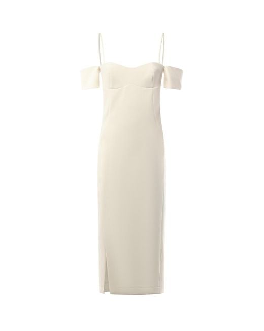 Pinko White Dresses Polyester
