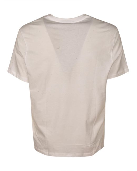 Michael Kors White Logo Detail T-Shirt for men