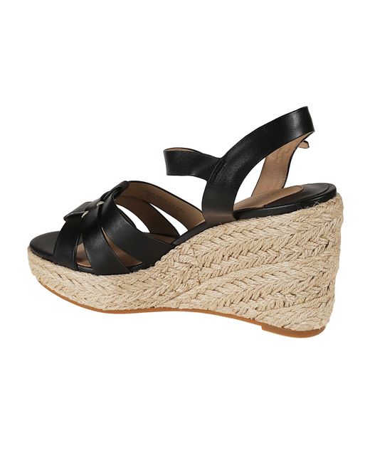 Ralph Lauren Metallic Soffia Platform Espadrillas