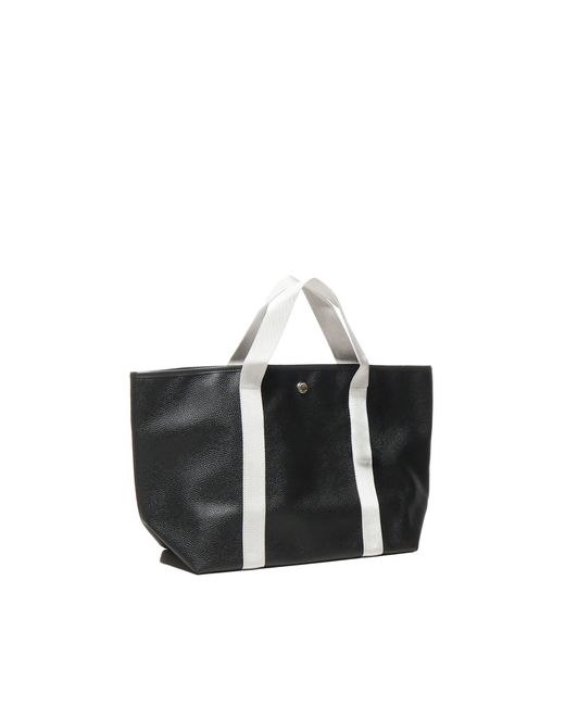 Herve Chapelier Black 615G09 Medium Tote Bag