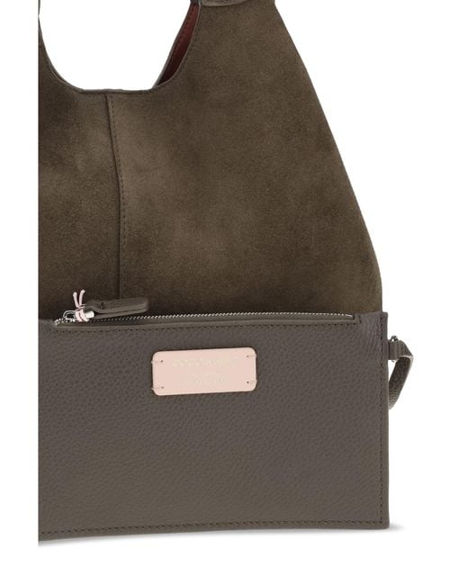 Coccinelle Brown C-Easy Large Shoulder Bag Calf Leather Bos Taurus