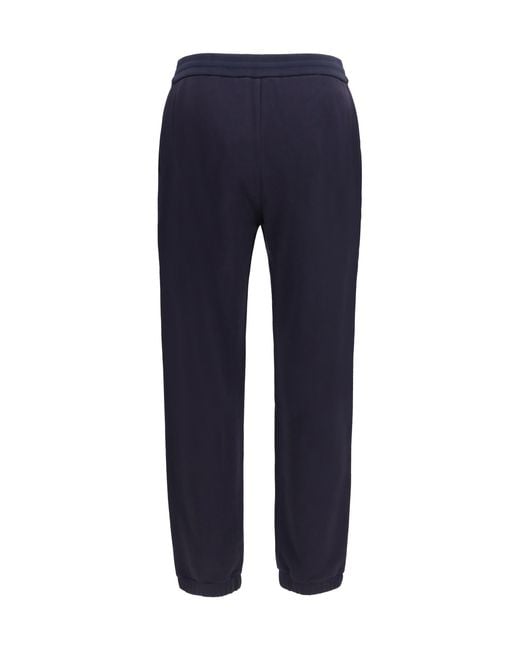 Loro Piana Blue Trousers Neem Cotton for men