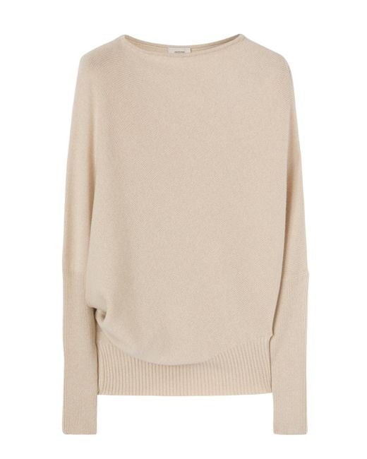 Agnona Natural Asymmetrical Sweater