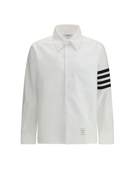 Thom Browne White Cotton Shirt for men