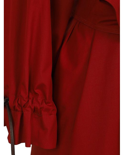 Max Mara Red Abito Mirto Cotone