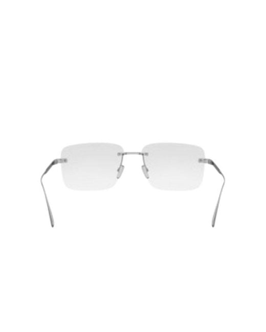 BVLGARI White Optical Frames Metal (Other) Eyewear Optical-Frames for men