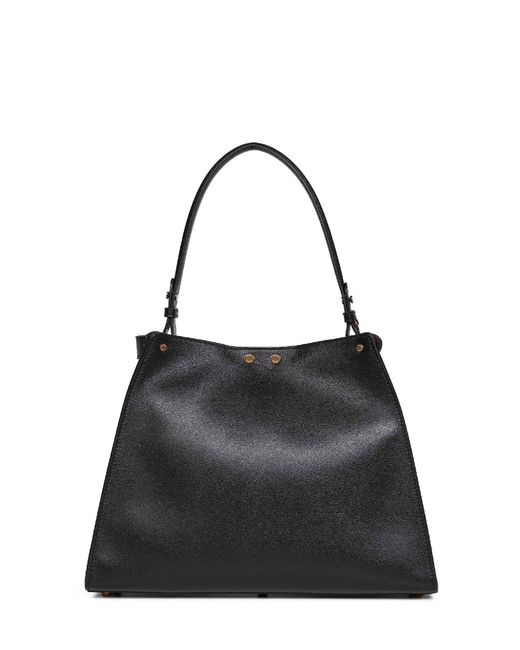 Fendi Black And Chocolate Way Medium Handbag