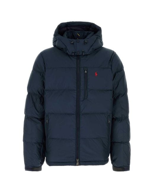 Polo Ralph Lauren Blue Polyester Down Jacket for men