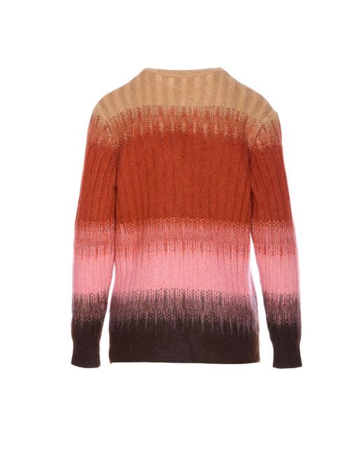 Fendi Red Sweaters Mohair