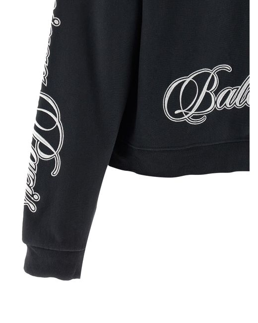 Balenciaga Blue Cursive Hoodie