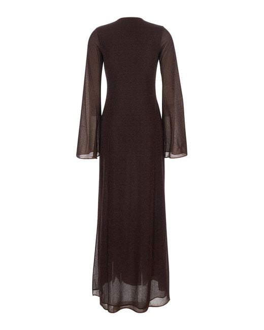 Oseree Brown Caftan Polyamide Swimwear