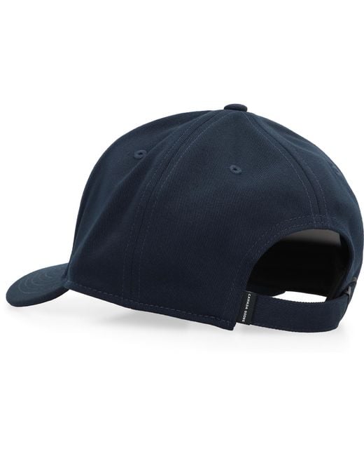 Canada Goose Blue Arctic Disc Logo Baseball Cap Polyester Hat for men