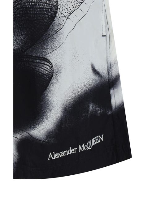 Alexander McQueen Gray Swimwear for men