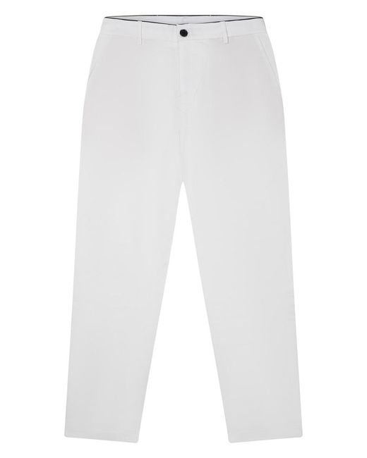 Department 5 White Trousers Prince Cotton Elastane for men