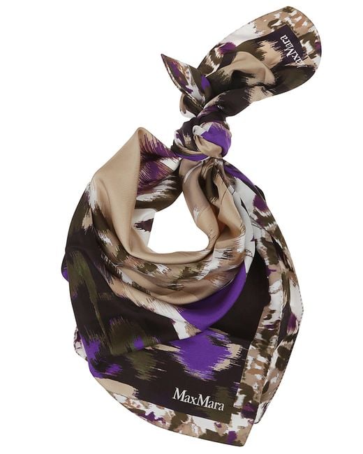 Max Mara Pink Carre90W Foulard