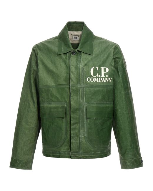 C P Company Green 'Toob-Two' Blouson for men
