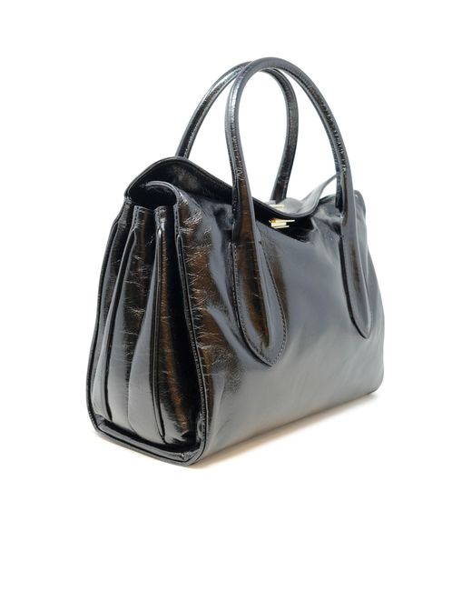 Abro Accordion Leather Bag in Black Lyst