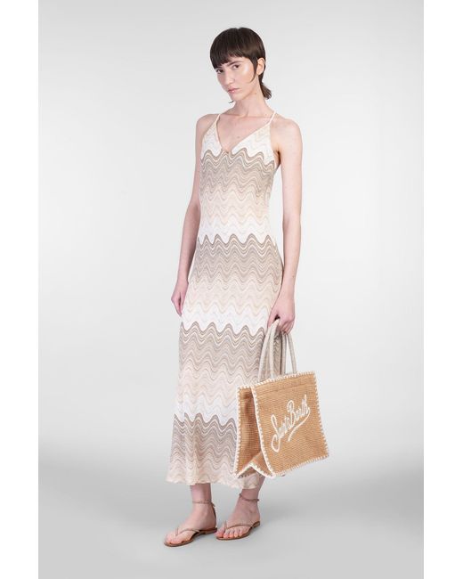 Mc2 Saint Barth Pink Eydis Long Dress