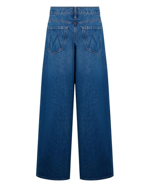 Mother Blue Jeans Wide-Leg Organic Cotton