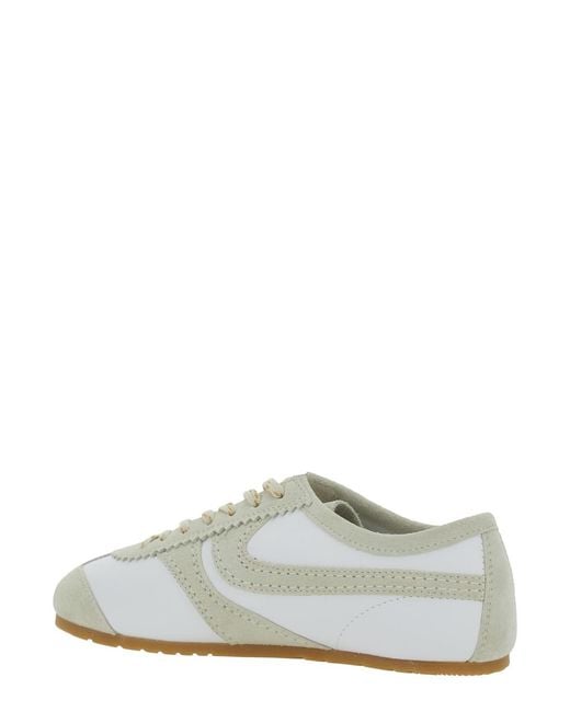 Dries Van Noten White Low Top Sneaker Leather Trainers