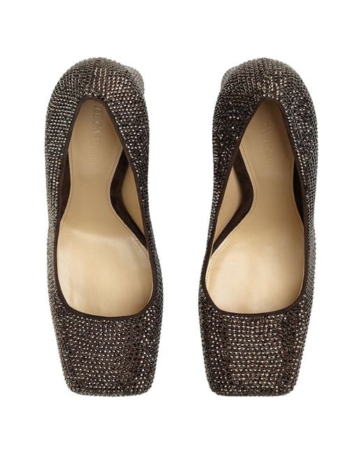 Bottega Veneta Brown 100Mm Tower Pumps