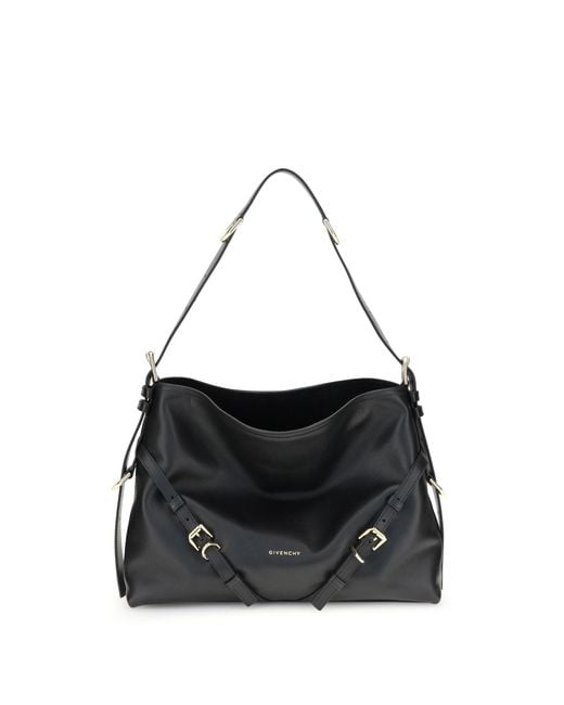 Givenchy Black Voyou Shoulder Bag Medium