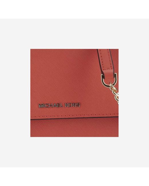 Michael Kors Red Wallet With Shoulder Strap