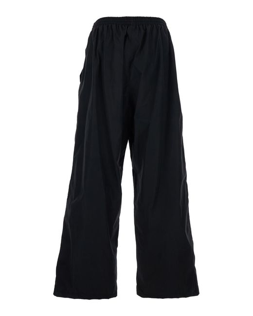 Balenciaga Blue Pants Cotton-Blend Trousers for men