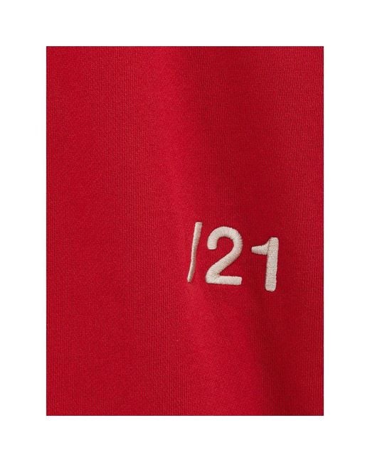 Ambush Red Cotton Sweater for men