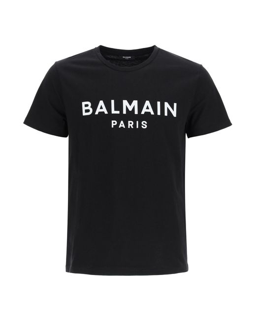 Balmain Paris Print T-shirt in Black for Men | Lyst