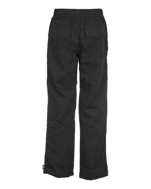 Represent Black Buttoned Pocket Trousers for men