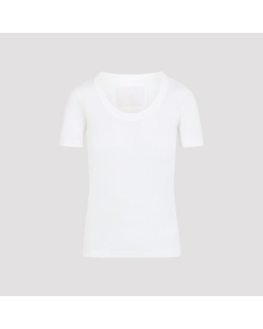 Phoebe Philo White Scoop T-Shirt