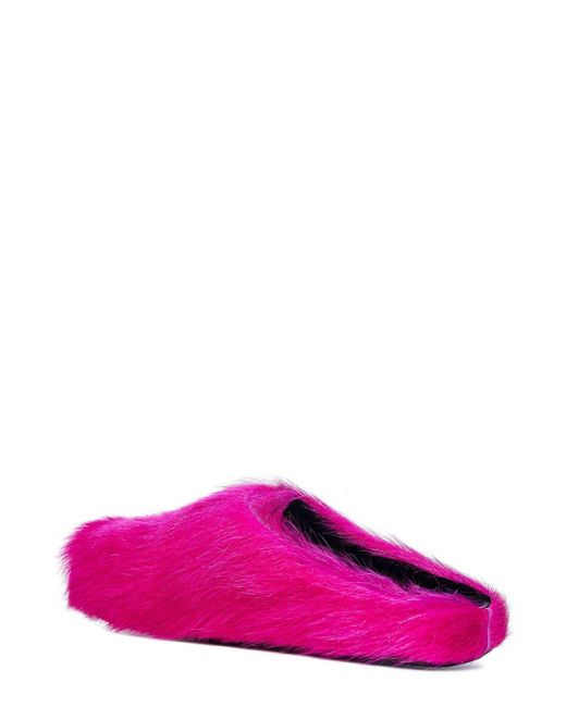 Marni Pink Fussbett Textured Mules for men