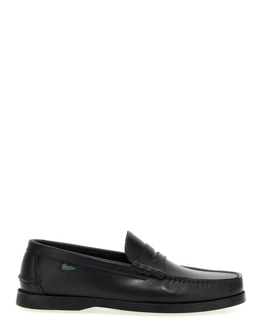 Paraboot Black 'Coraux' Loafers for men