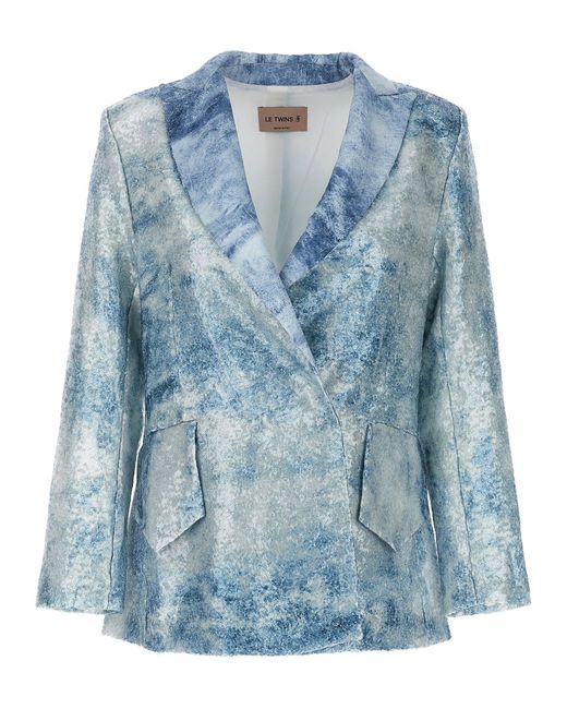 Le twins Blue Como Blazer
