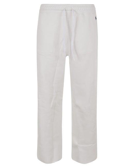 Polo Ralph Lauren Wl Crp Pnt-ankle-athletic in White | Lyst