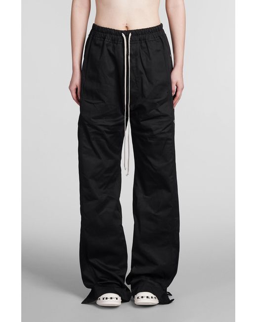 Rick Owens DRKSHDW Pusher Pants Pants In Black Cotton | Lyst