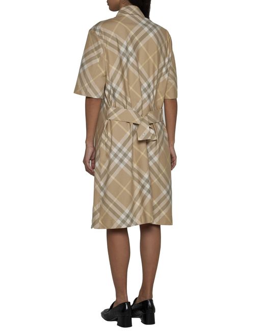 Burberry Natural Check Cotton Shirt Dress