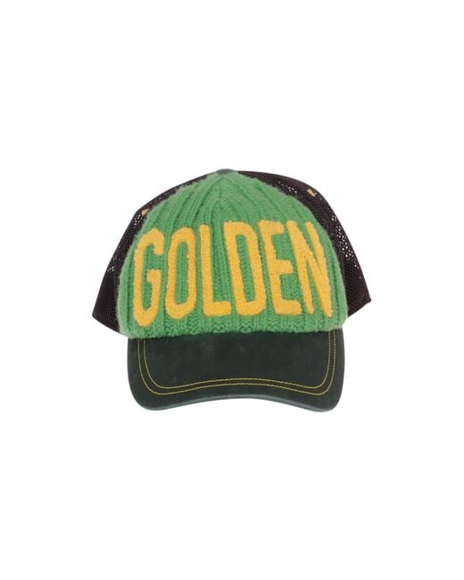 Golden Goose Deluxe Brand Green Journey Baseball Hat #n# for men
